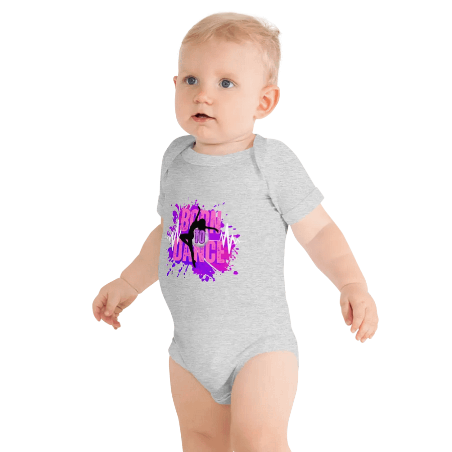Born to Dance Her Silhouette Baby Onesie product image (42)