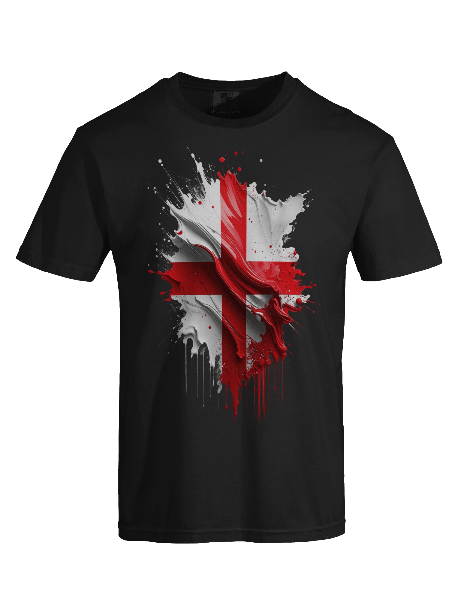 Painted St George's Cross T-Shirt product image (4)