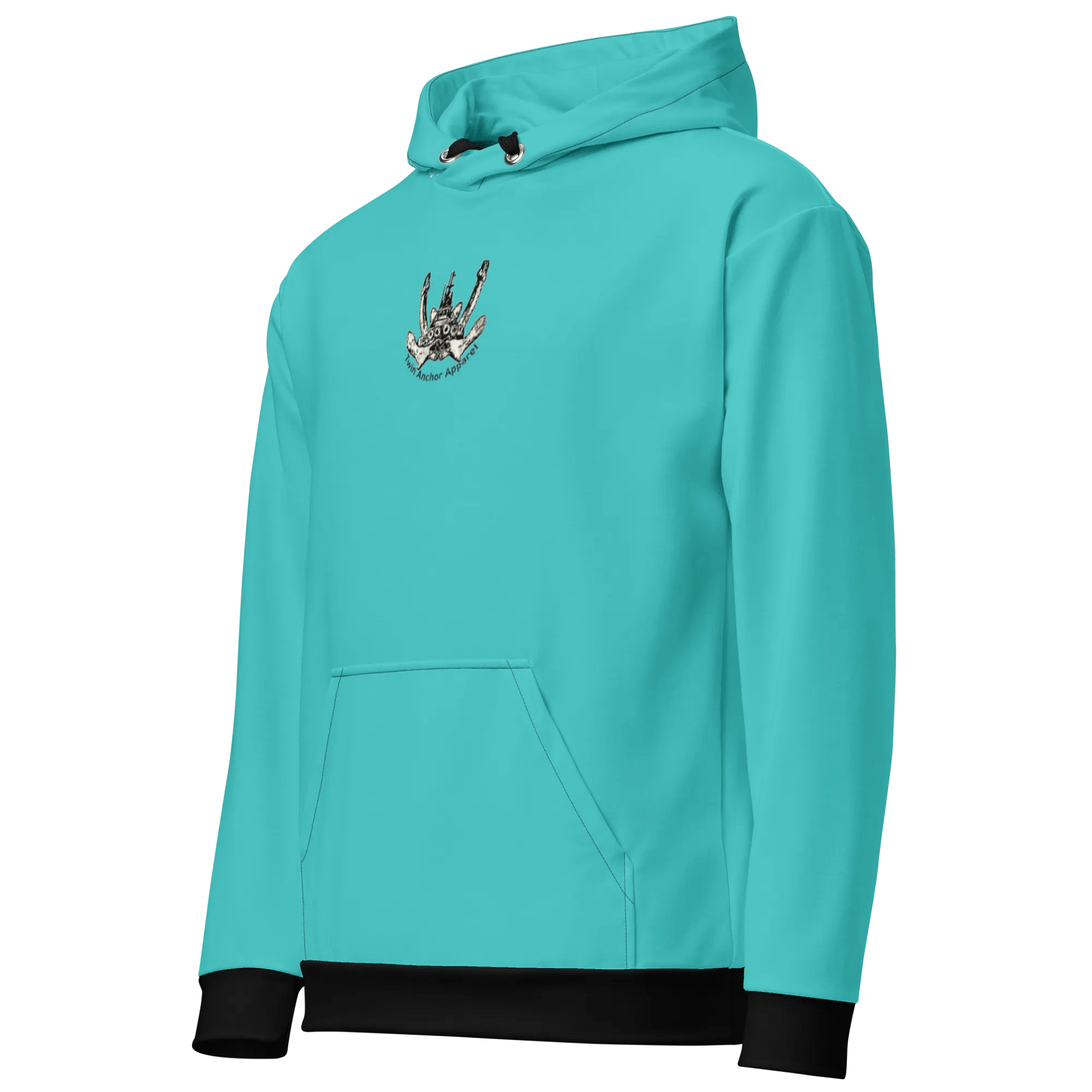 Turquoise Tug Millennium Triangle-Mt Raine- PNW Hoodie product image (3)