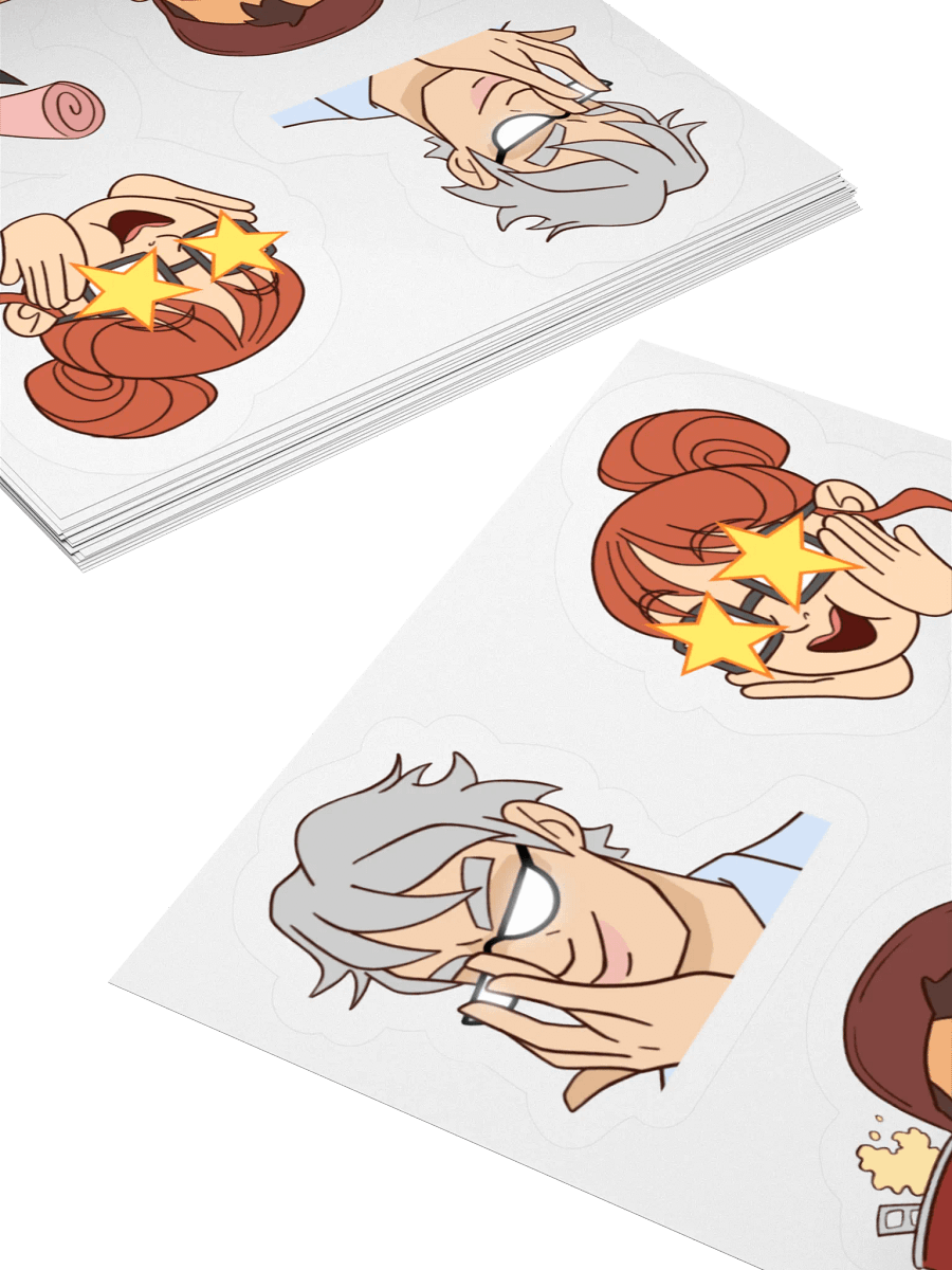Death Battle Hosts - Stickers Set product image (8)