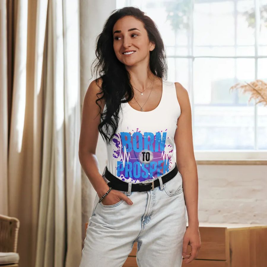 Born to Prosper Huge Print Tank product image (8)