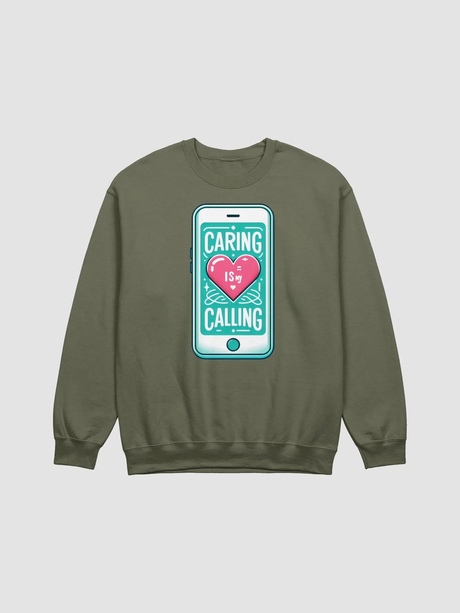 Caring Is My Calling Crewneck Sweatshirt product image (7)