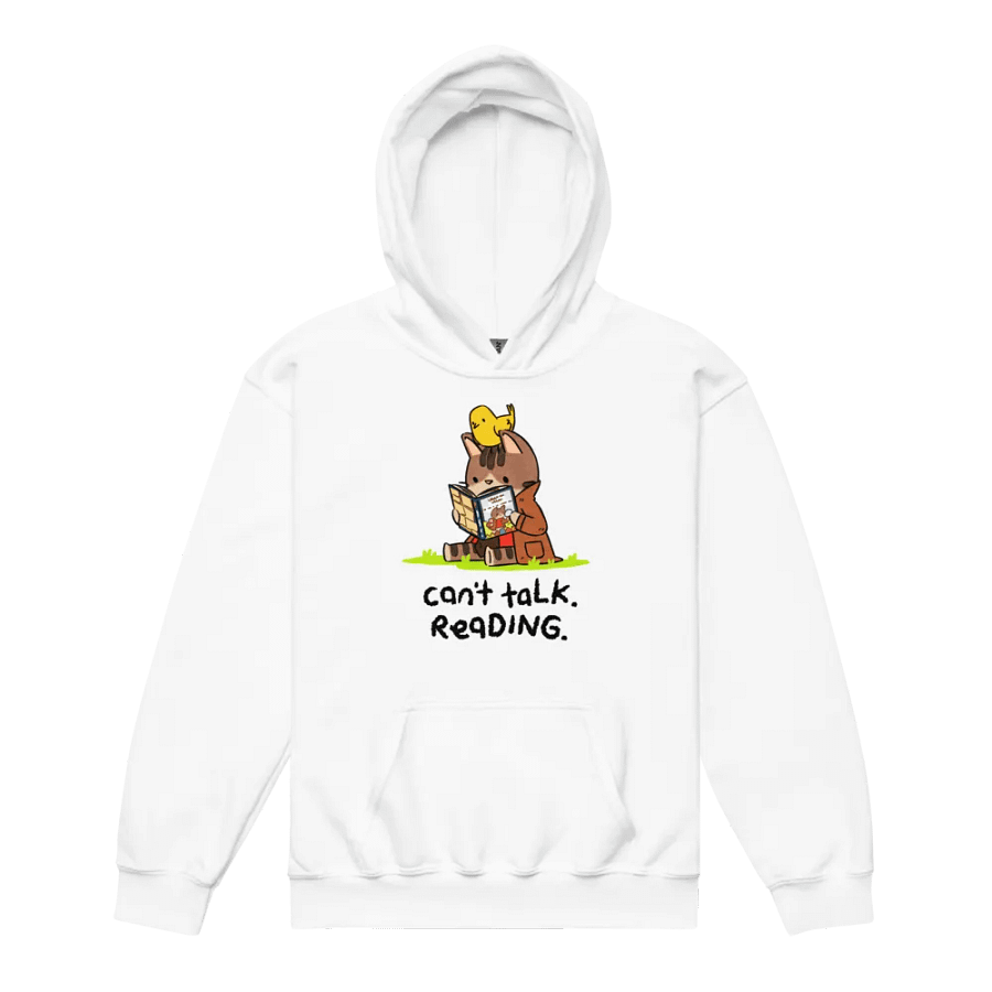 reading hoodie (kids) product image (1)