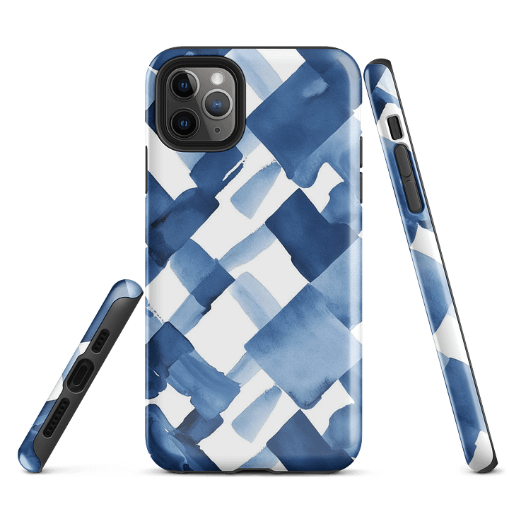Aqua Abstract Tough Case for iPhone® product image (5)
