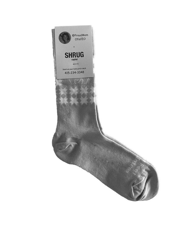 Shrug x Proud Mom of a CEO Socks product image (1)
