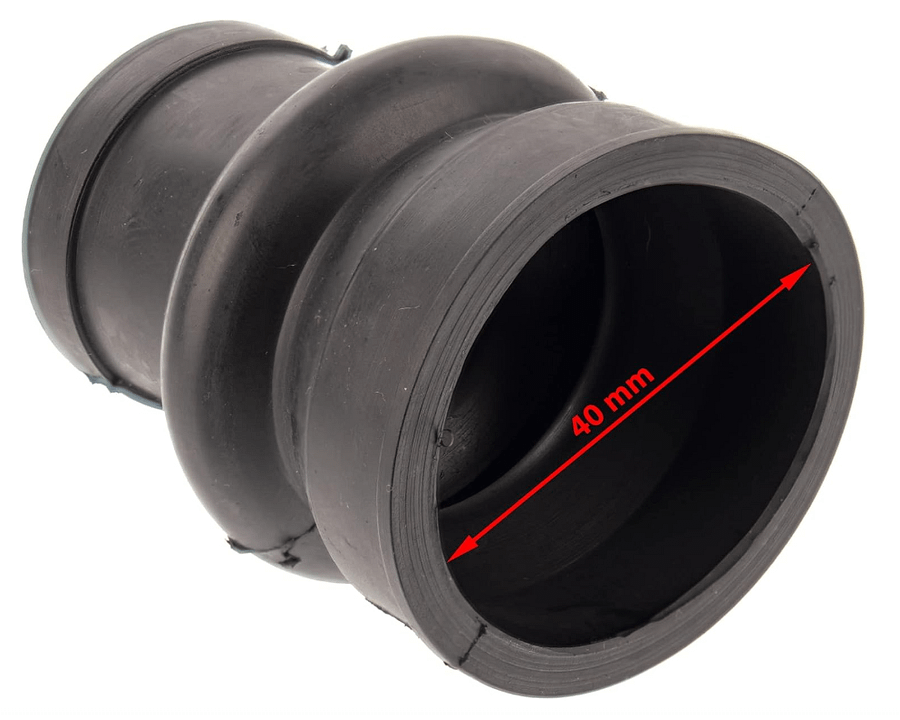 Verbindungsmuffe - f. Tuning-Luftfilterkasten (Power-Airbox ArtNr: 11188-C-S), innen Ø 40 und 28mm product image (2)
