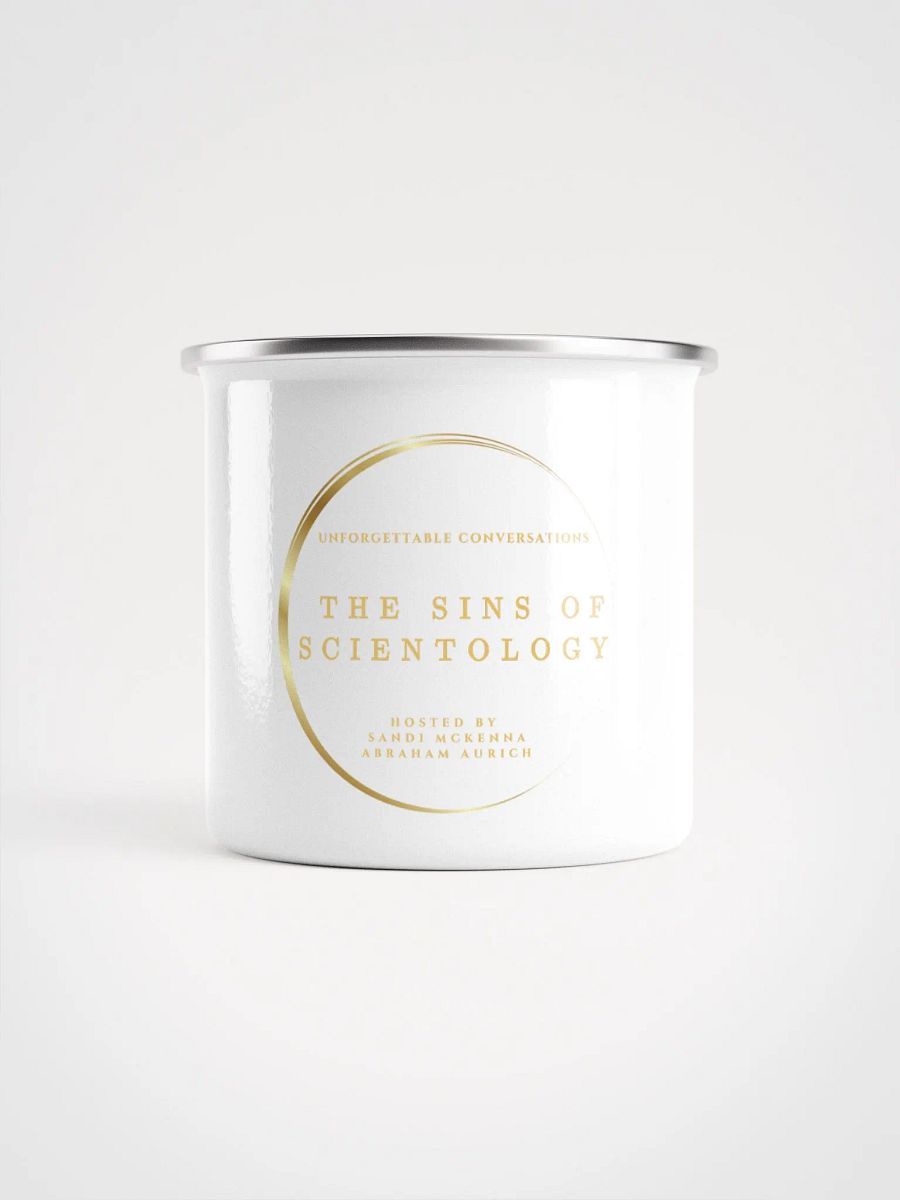 SOS Enamel Coffee Mug product image (1)