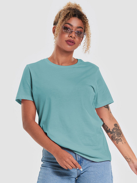 Photo showing Bella+Canvas Women's Supersoft Relaxed-fit T-Shirt