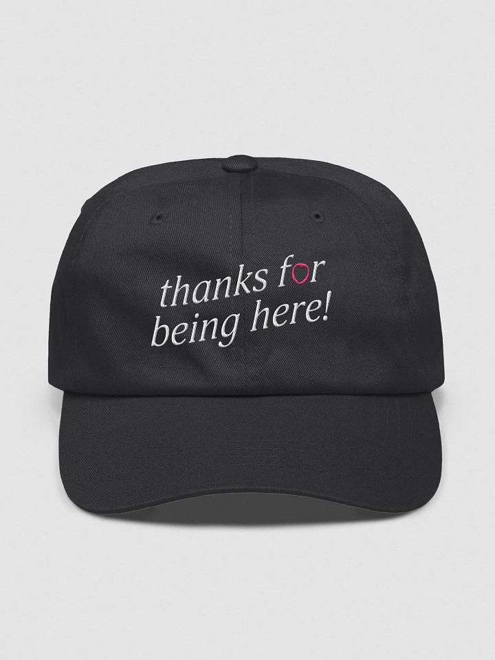 thanks for being here! Hat (Pink) product image (2)