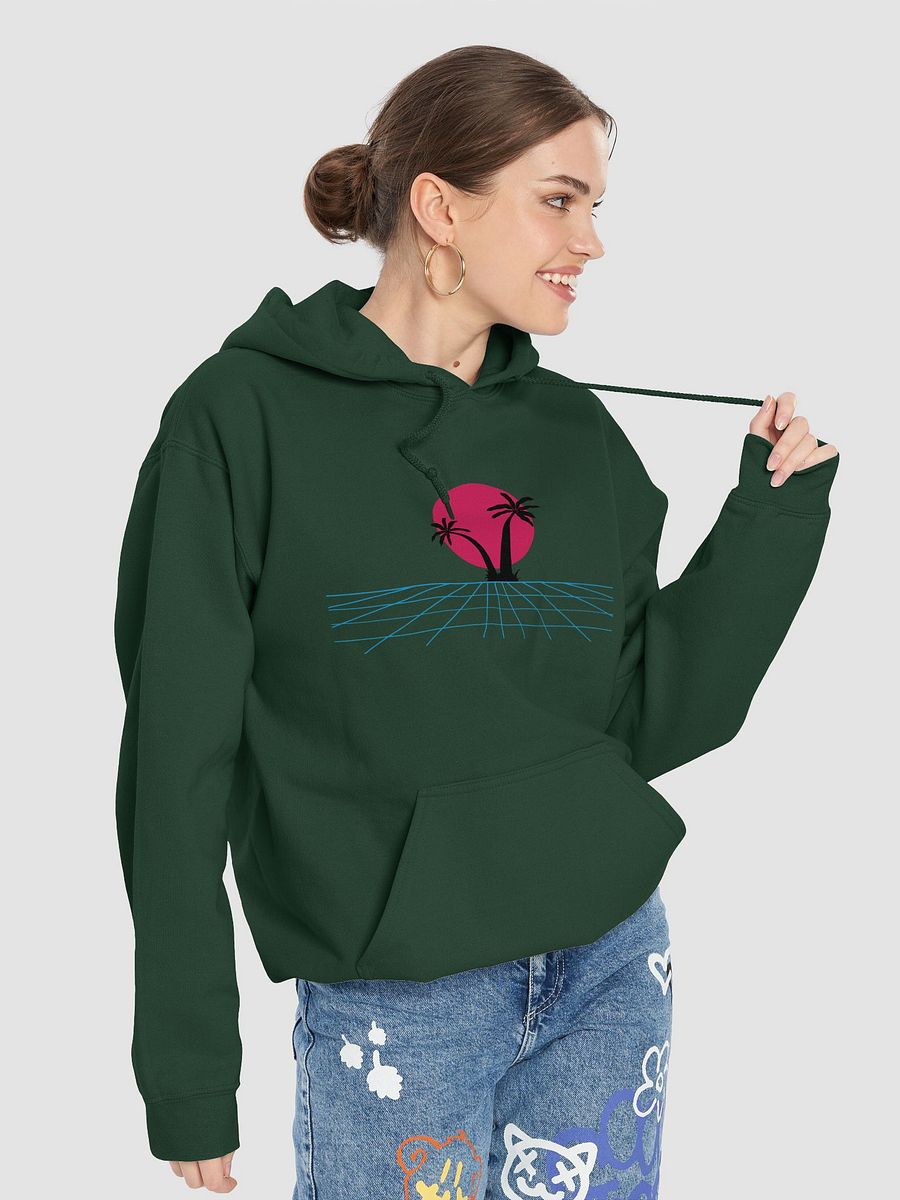Retro-Futuristic Sunset Hoodie product image (67)