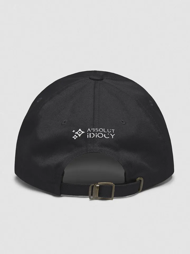 Absolut Idiocy Dad Hat - F✨ck Generative AI (White Logotype) product image (2)
