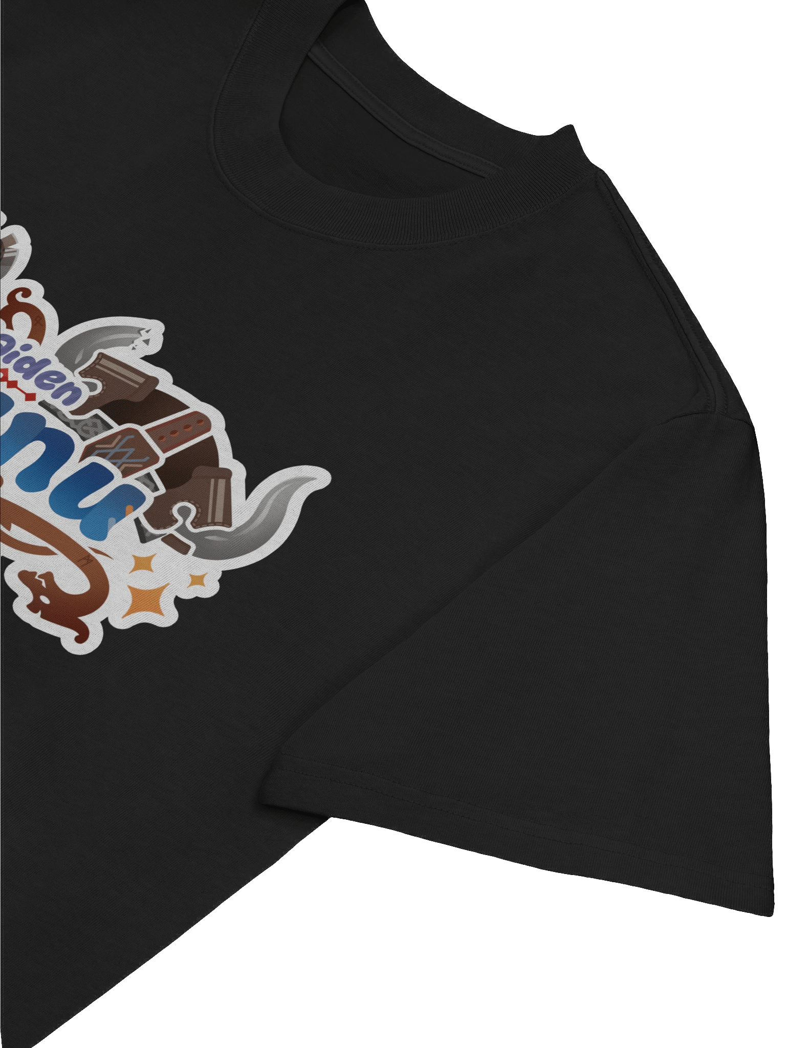 Nunu Logo & Minimalist Splash Art [Loose-Fit] T-Shirt product image (5)