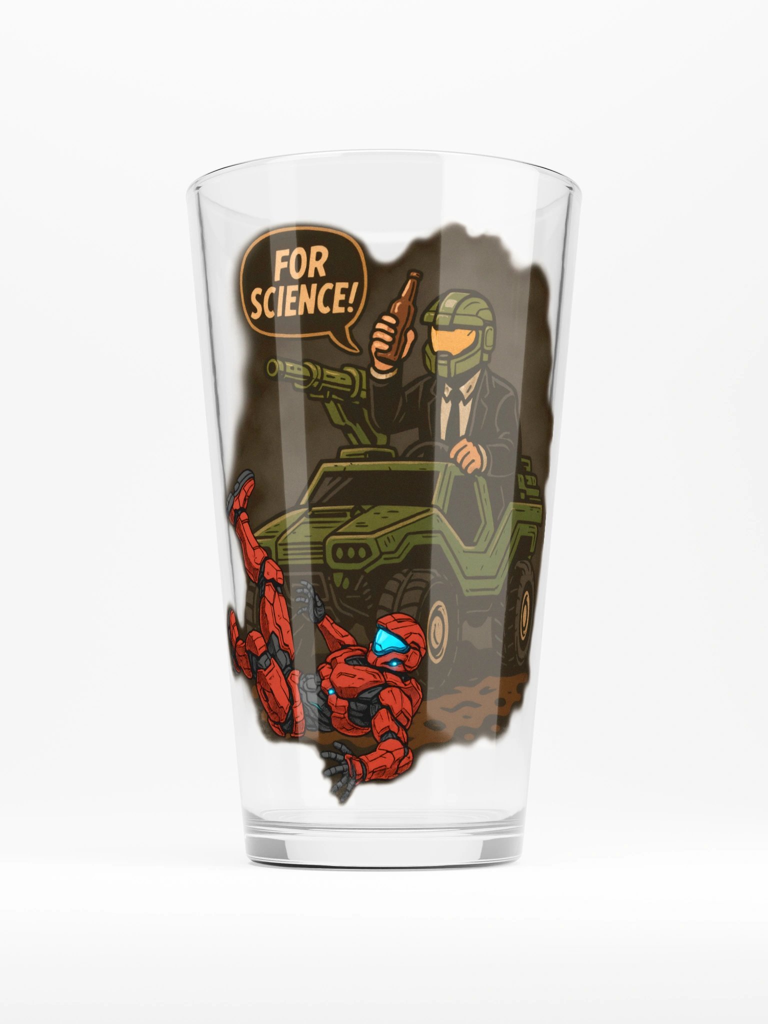 FOR SCIENCE! Shaker Pint Glass product image (1)