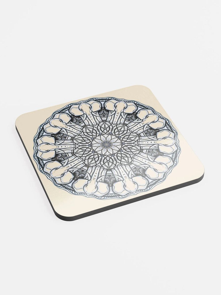 Mandala Dreams Glossed Cork Coaster product image (2)