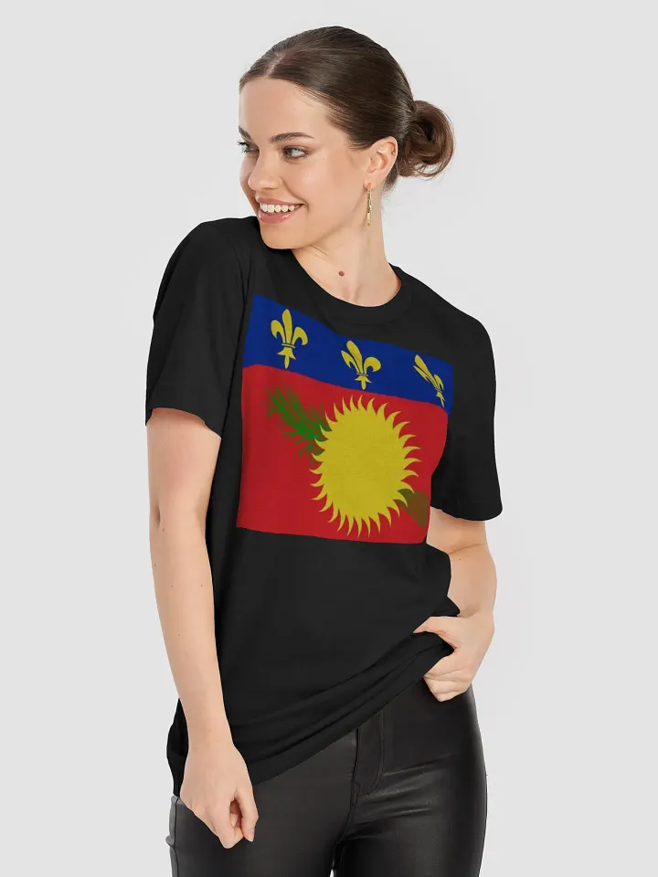Exclusive Unisex Guadeloupe Flag Graphic Tee by Graphic Grove product image (1)