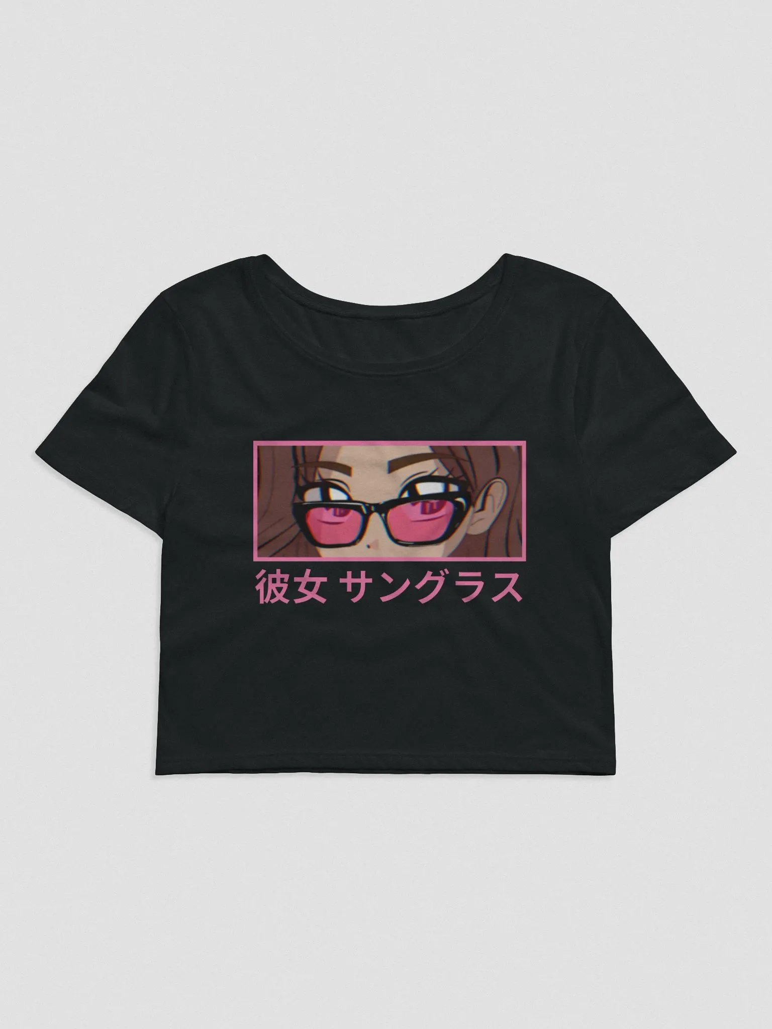 Anime Shades Crop Tee (Pink) product image (2)
