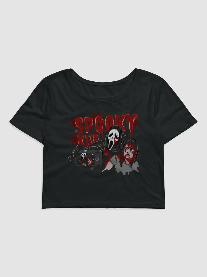 Vintage Bloody Ghostface Crop Top product image (1)