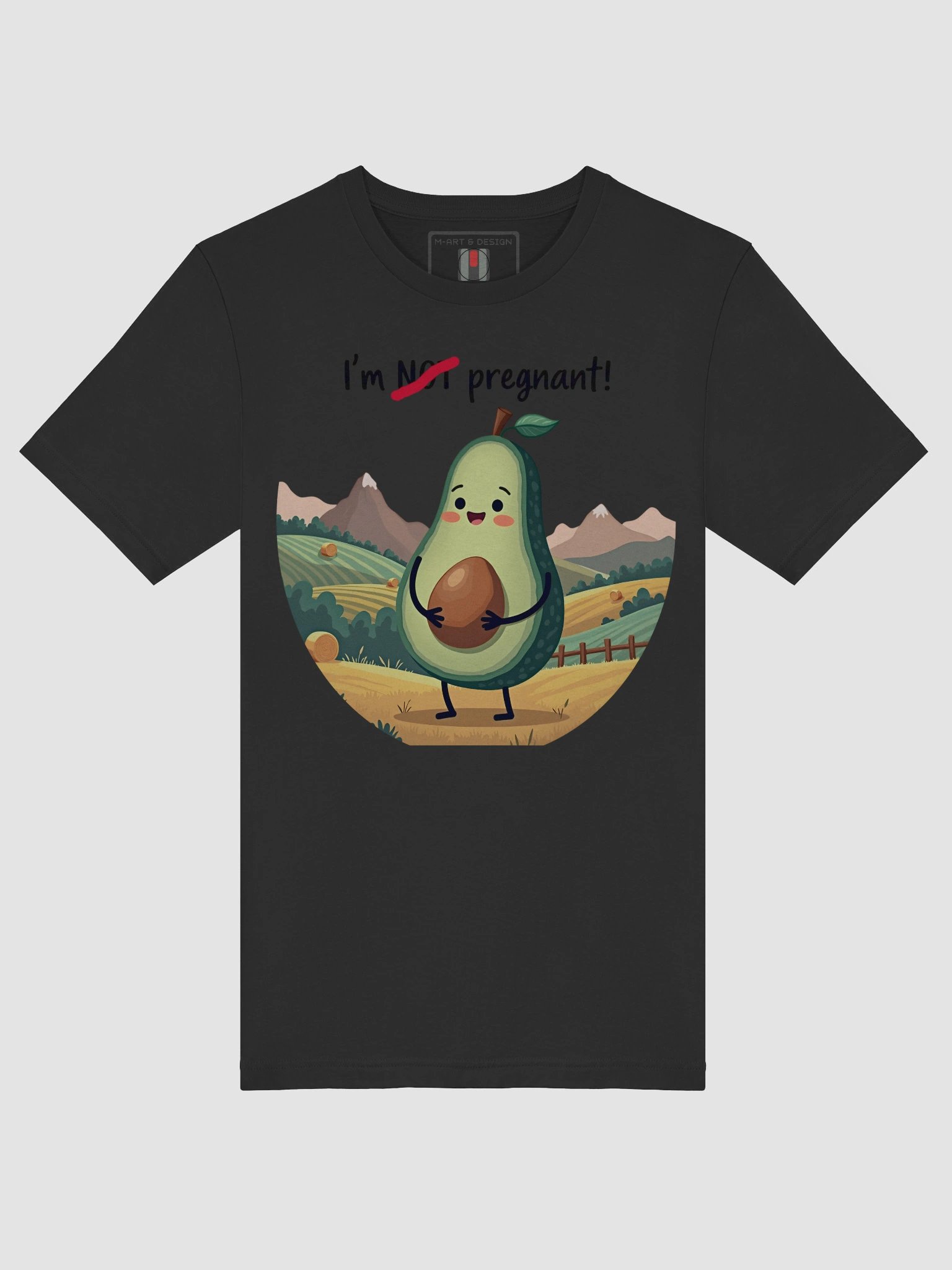 Avocado Bump Shirt – “I’m Pregnant” with Guac-Level Sass - T-Shirt product image (5)