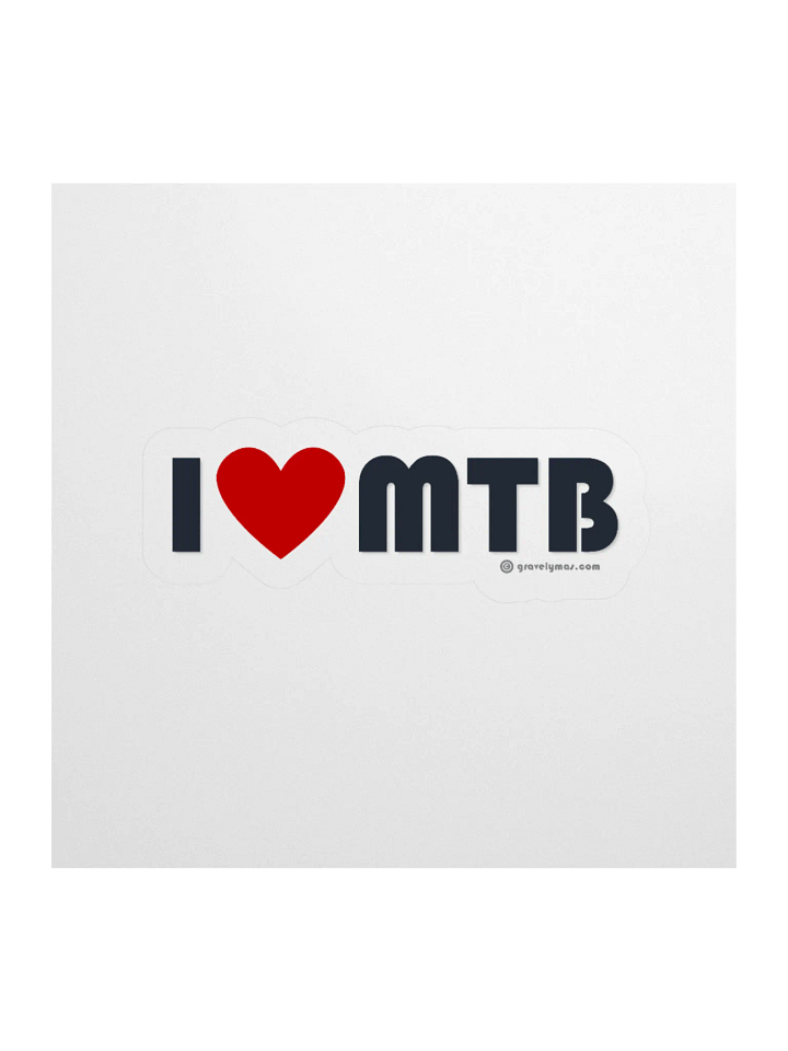 I Love MTB sticker product image (1)