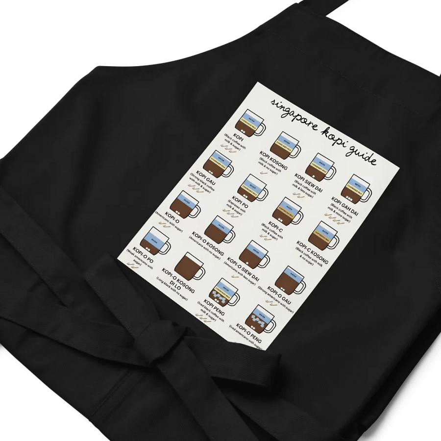Singapore Coffee Guide Apron product image (7)