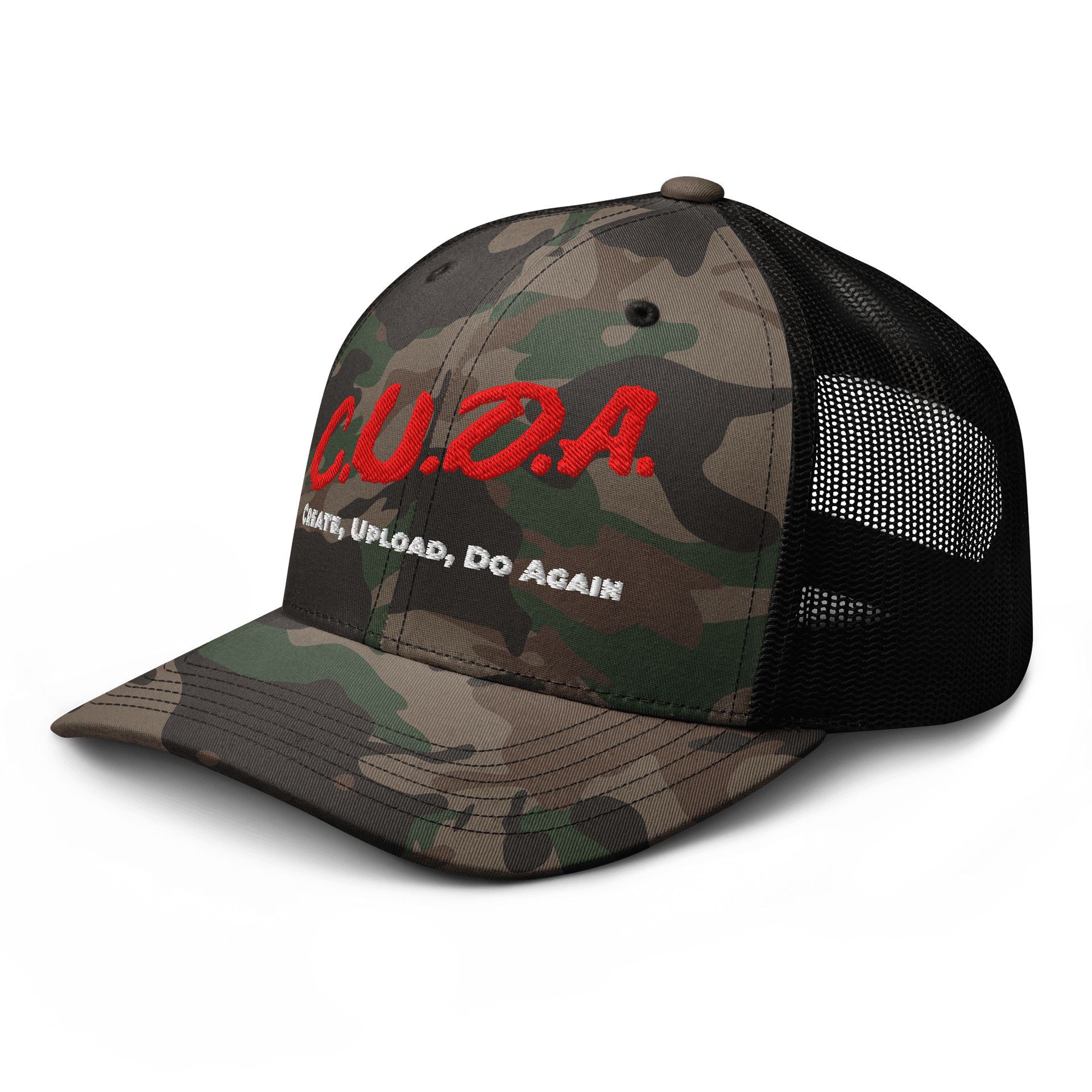 C.U.D.A. Camouflage Trucker Hat product image (6)