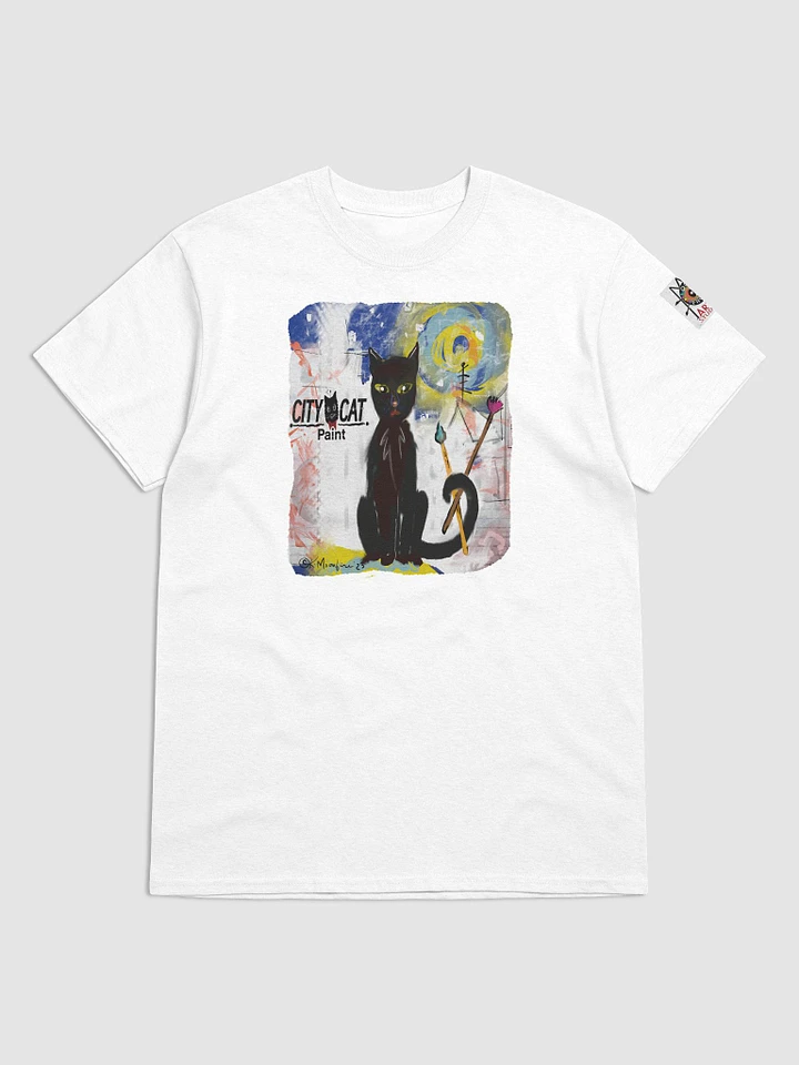 CityCatPaint7 'So Arty' Cotton Heavyweight Tee product image (1)