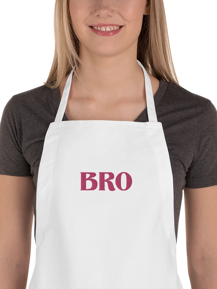 Bro embroidered apron product image (1)