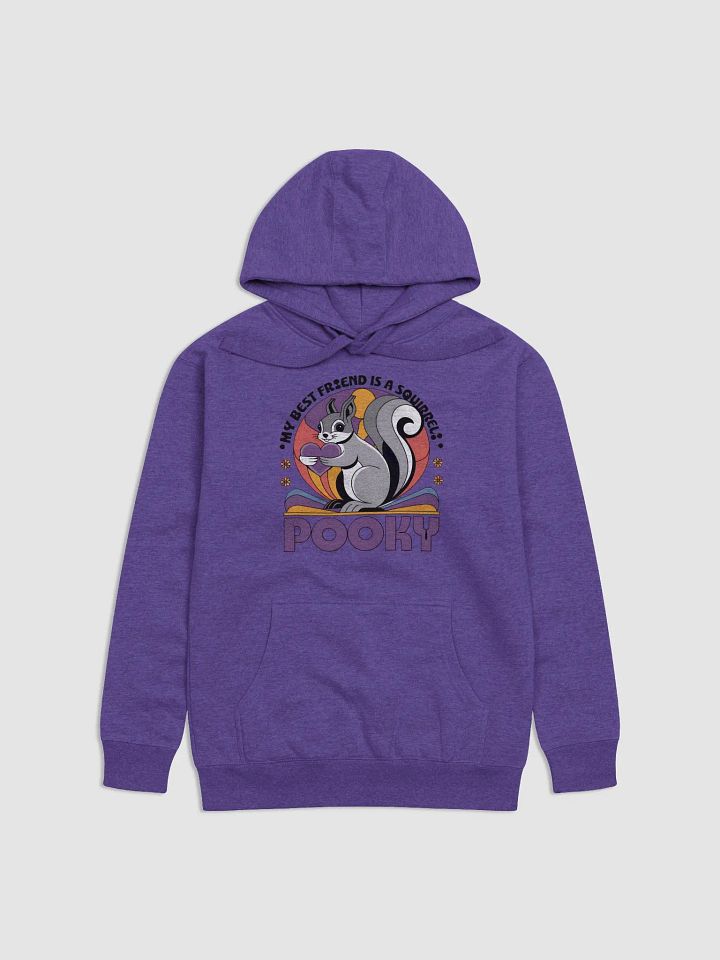 Super Soft and Comfy Hoodie: My Best Friend is a Squirrel, Purple product image (1)
