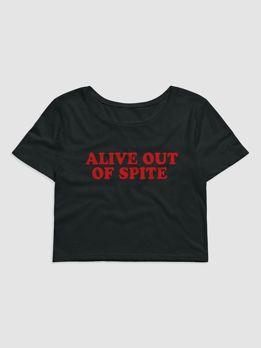 Spiteful Crop Top Baby Tee product image (2)