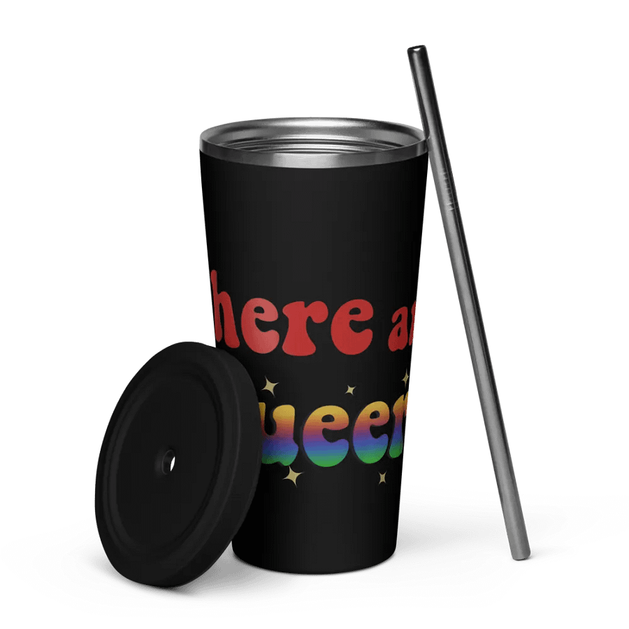 I'm here and Queer Insulated Cup product image (8)