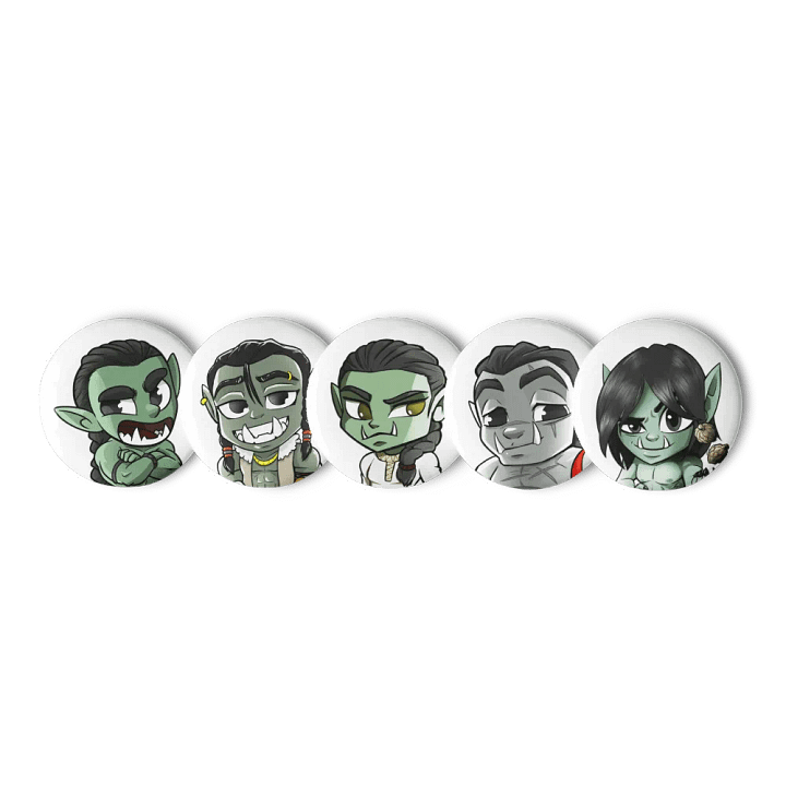 Chibi Orc Pin Collection product image (2)