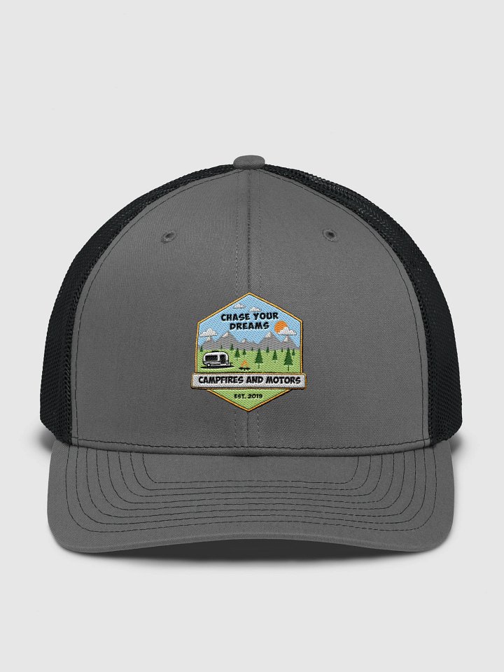 Chase Your Dream Campfires and Motors Trucker Hat product image (1)
