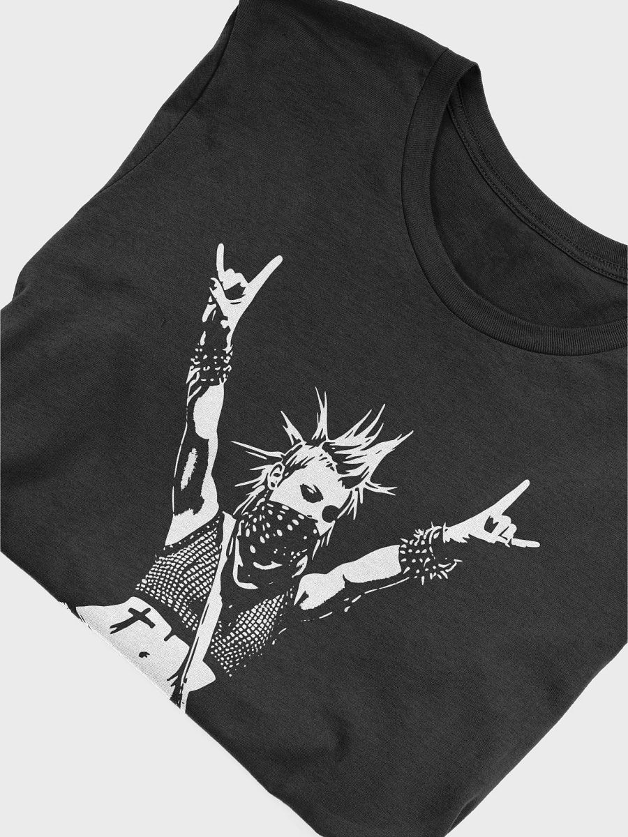 Punk Hand Horns Punk Rock Girl Graphic Unisex T-Shirt product image (2)