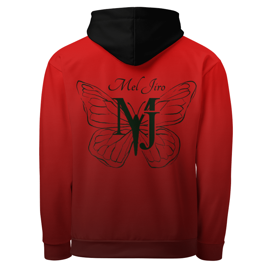 Meljiro Red Gradient Hoodie – Heat in Every Thread product image (3)