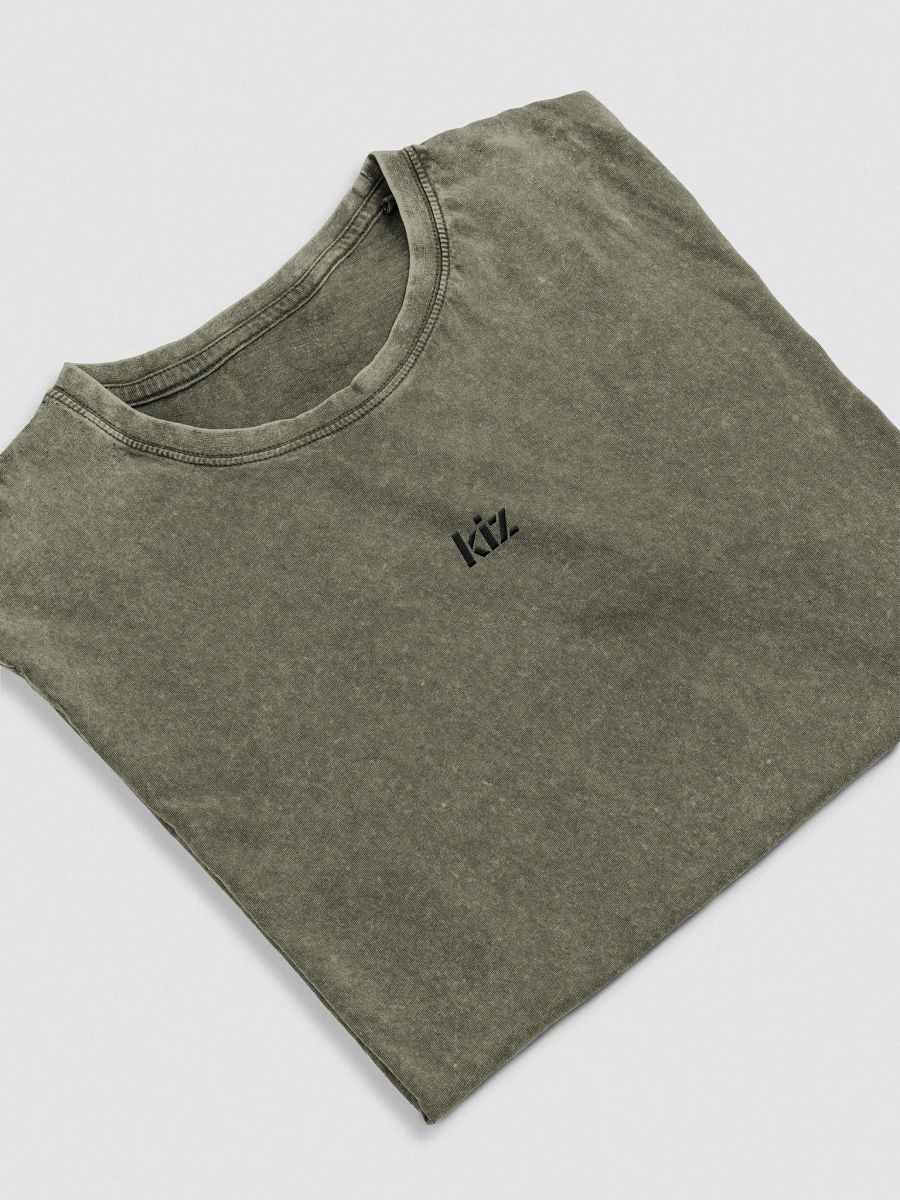 KIZ - EMBROIDERY - DENIM TEE - ARMY GREEN product image (1)