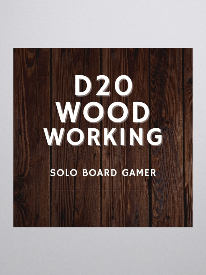 D20 Woodworking Sticker product image (1)