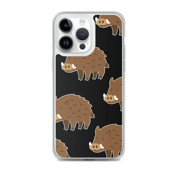 Boar Frenzy iPhone MagSafe® Clear Case product image (2)