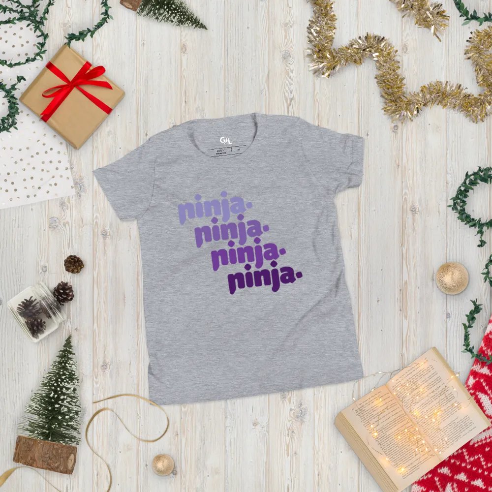 Quad Ninja Kids Tee: Purple product image (6)