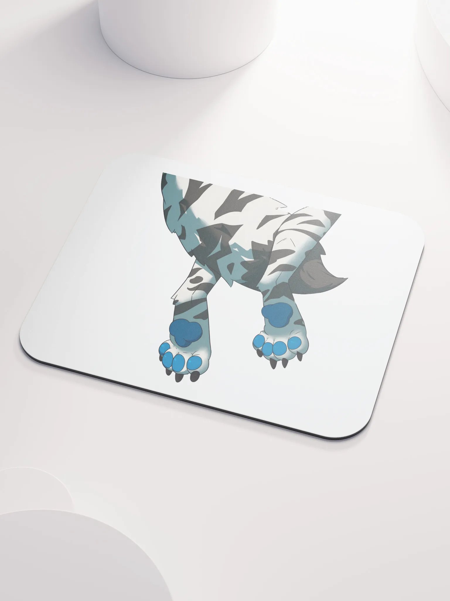 Tiger2Paws Mousepad - White product image (3)