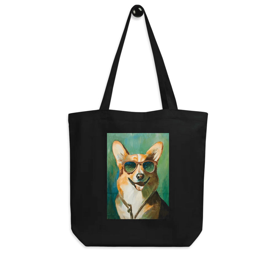Cool Corgi Sunglasses Painting - dogPXL Artistic series Eco Tote product image (5)