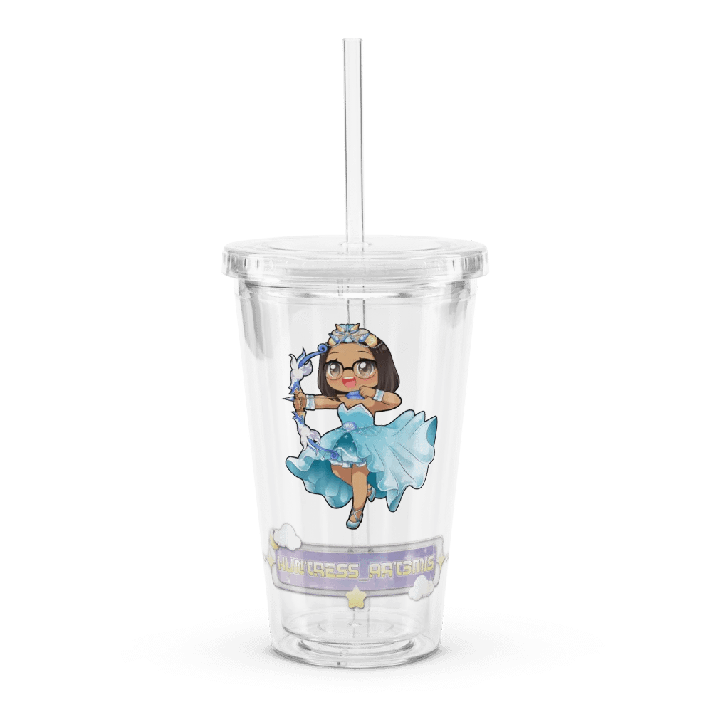 Art3mis Avatar and Logo Clear Tumbler product image (1)