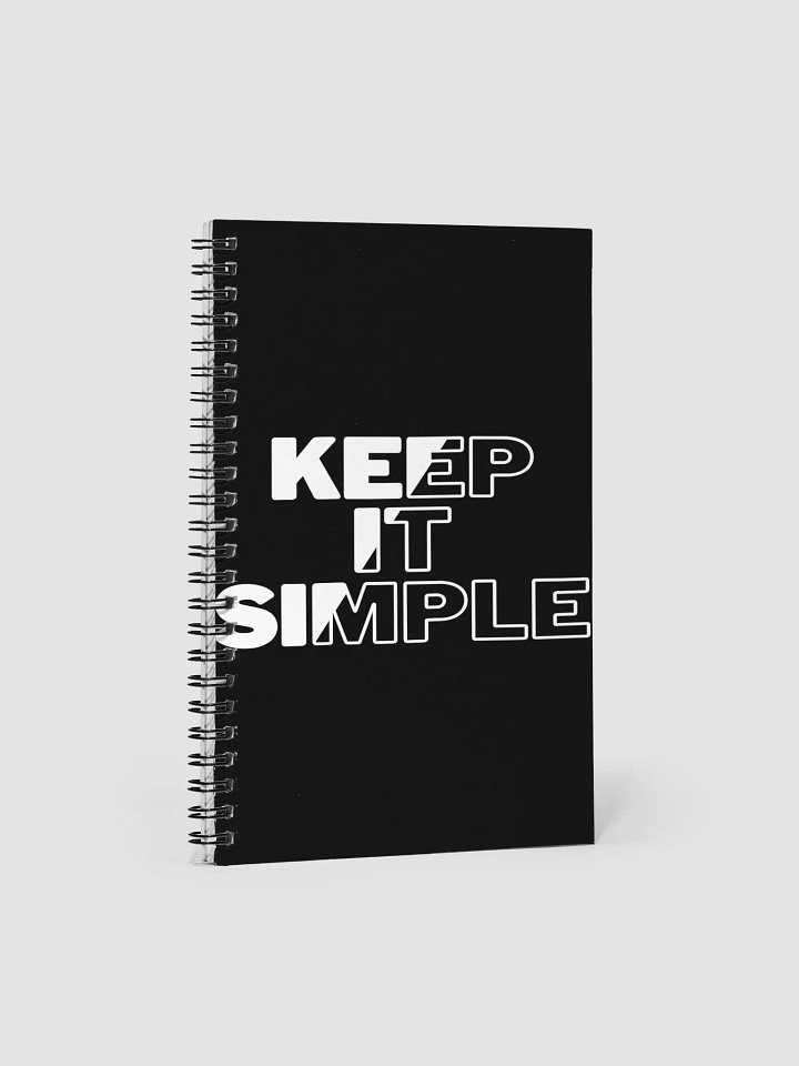 Simplicity Rules Spiral Notebook product image (1)