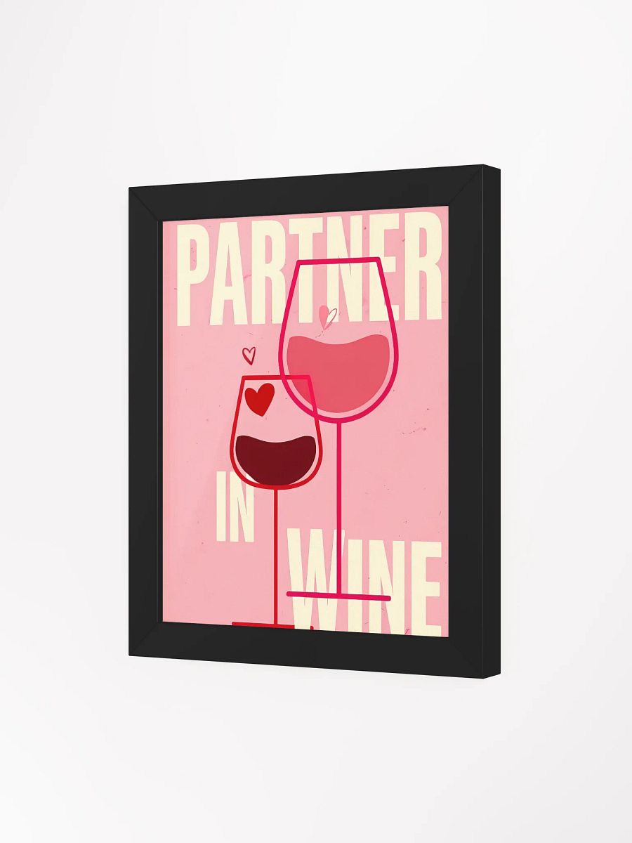 Partner in Wine Framed Poster product image (4)