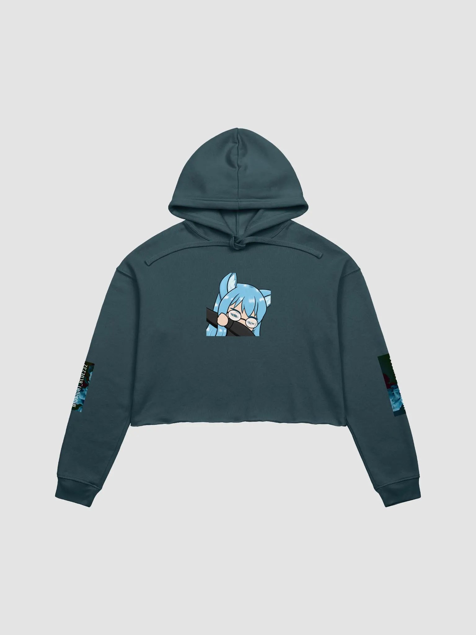 Blue232 Crop Hoodie! product image (1)