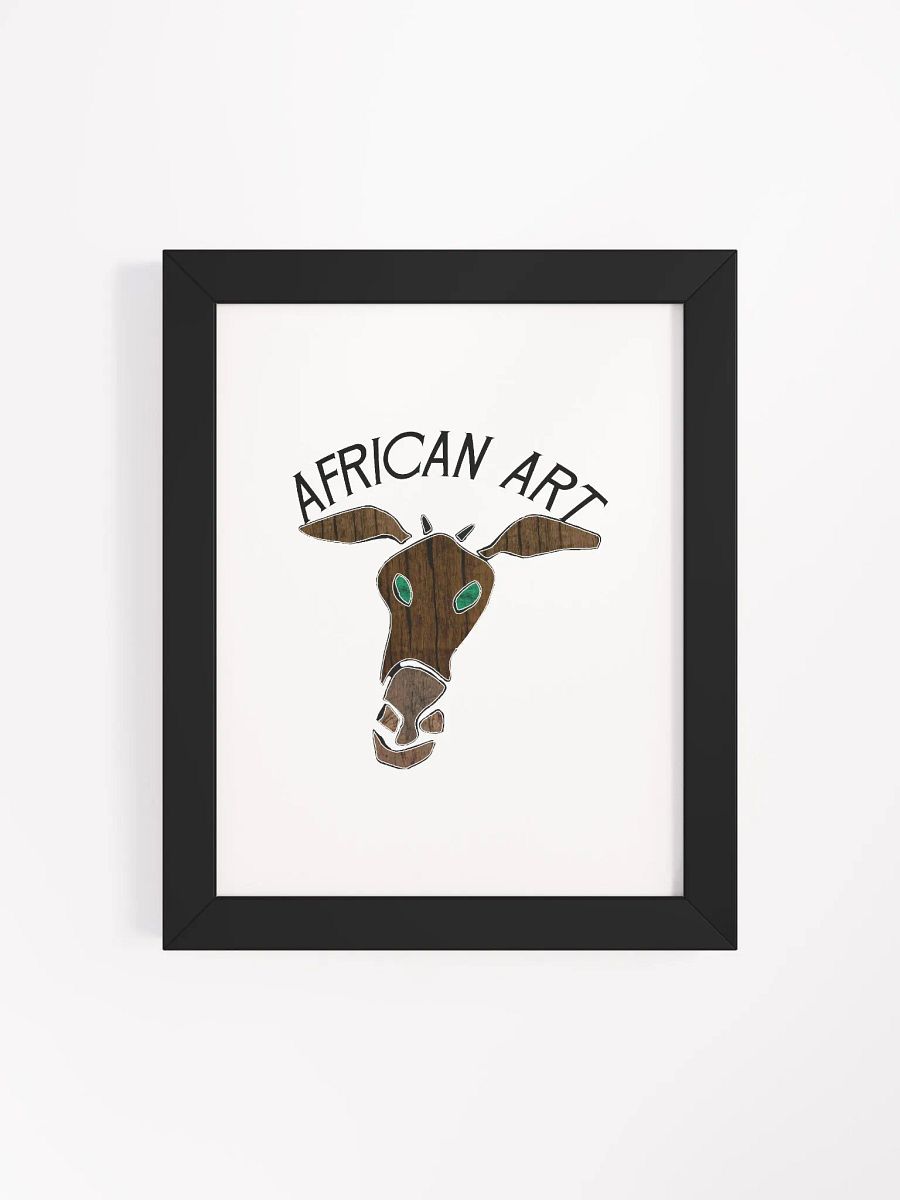 Eco-Friendly Ayous Wood Framed Matte Poster product image (23)