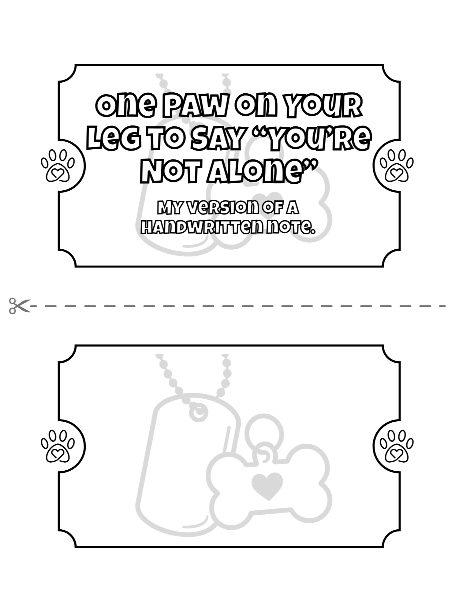 Coupon Coloring Book From Your Dog, Military Spouse Edition (Digital Download): 25 Snarky and Sweet Coupons For the Strongest Human I Know product image (3)