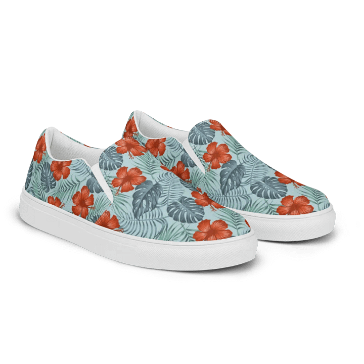 Palm Paradise | Men's Slip-On Canvas Shoes product image (2)