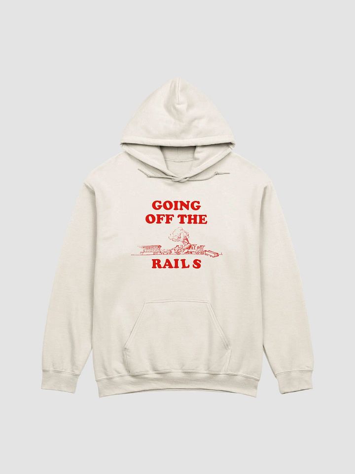 Going off the rails Hoodie product image (1)