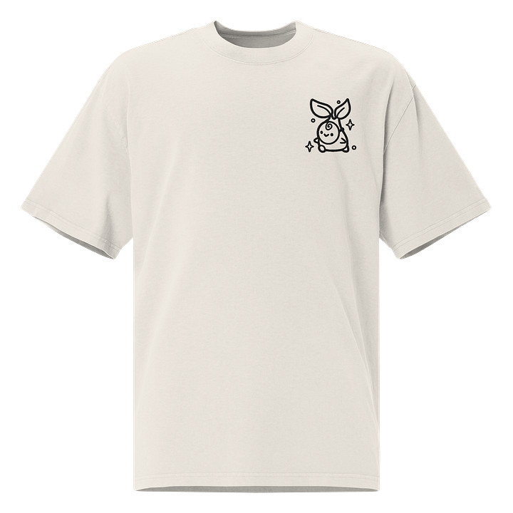 T-shirt Oversized Premium Mascotte Pouet brodé product image (3)