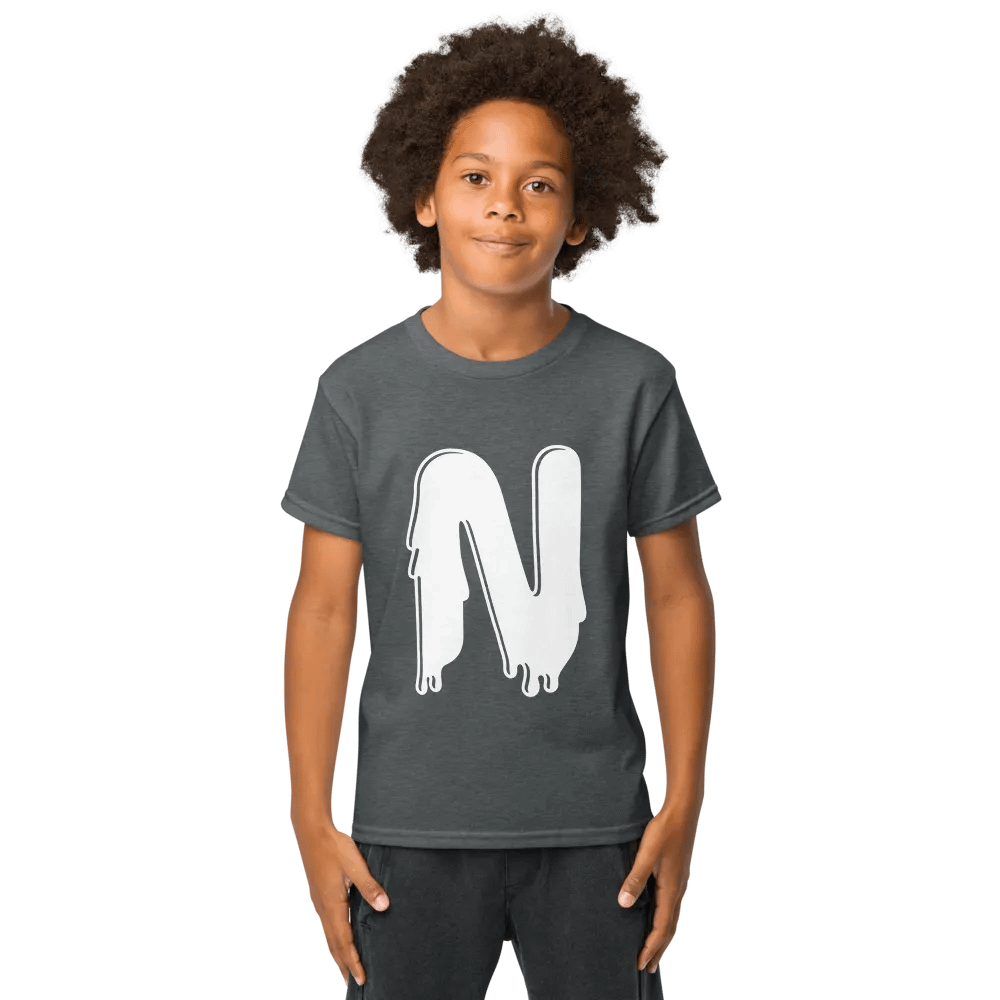 Melting Alphabet | Letter N | Youth Sports Tee product image (17)